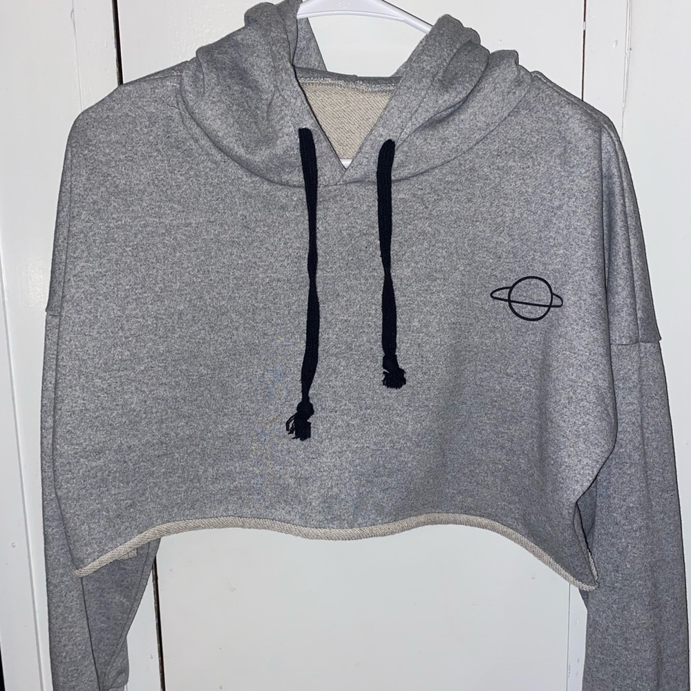 Planet Cropped Sweatshirt